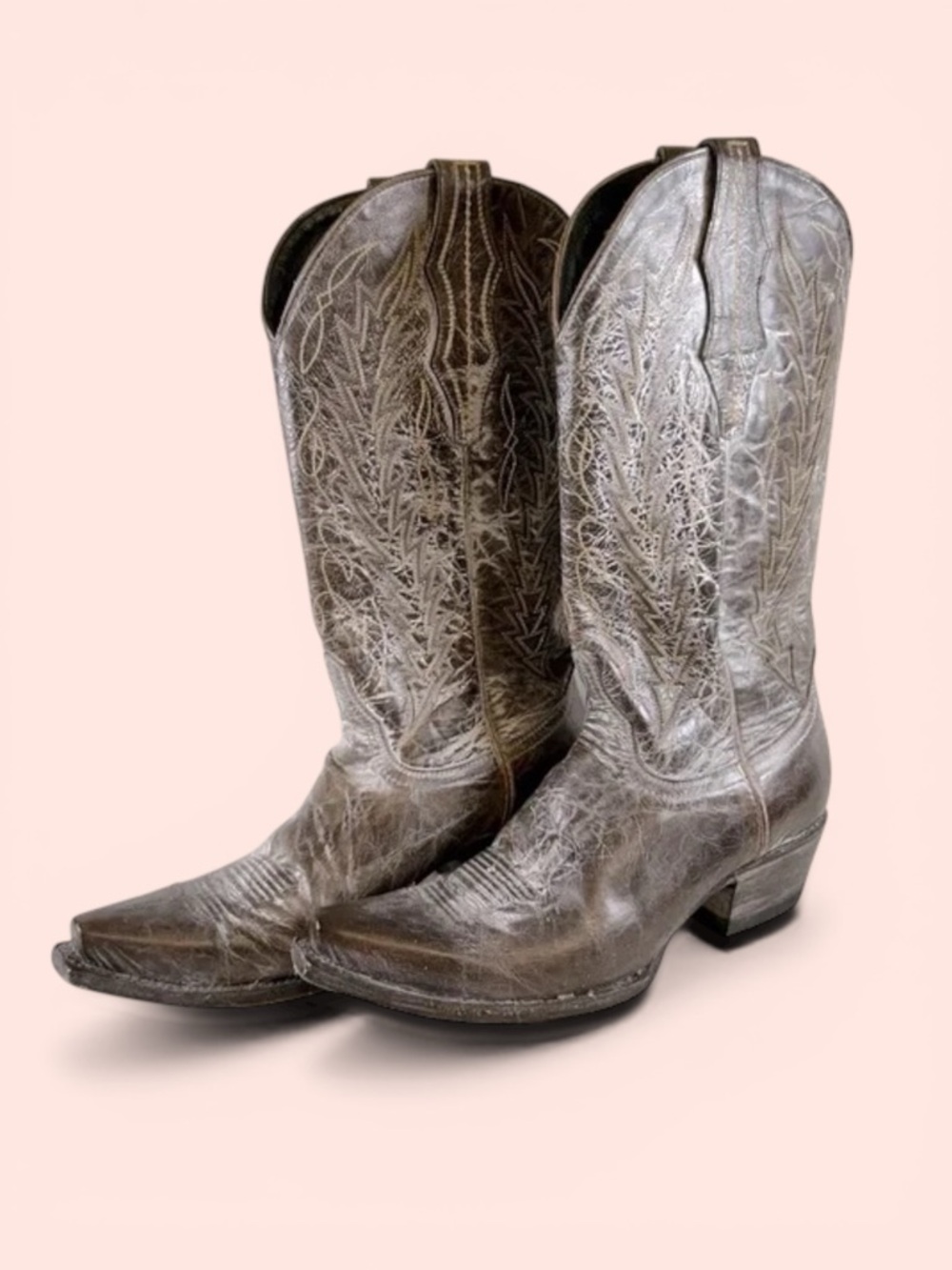 Cavender’s Women’s 8.5 Brown Leather Cowboy Boots
